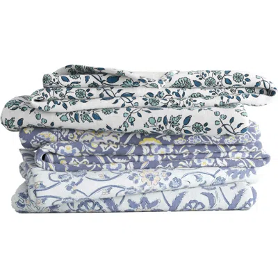 Patina Vie Maison 6-pack Kitchen Towels In Blue