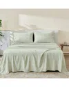Patina Vie Maison Killian Pre Washed Printed Sheet Set In Green
