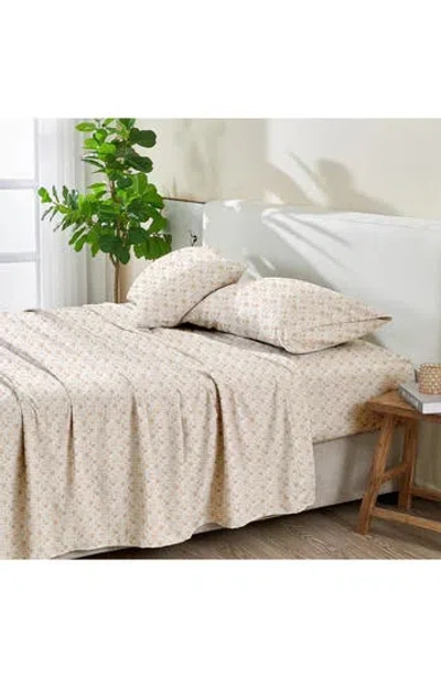 Patina Vie Maison Killian Pre-washed Sheet Set In Brown