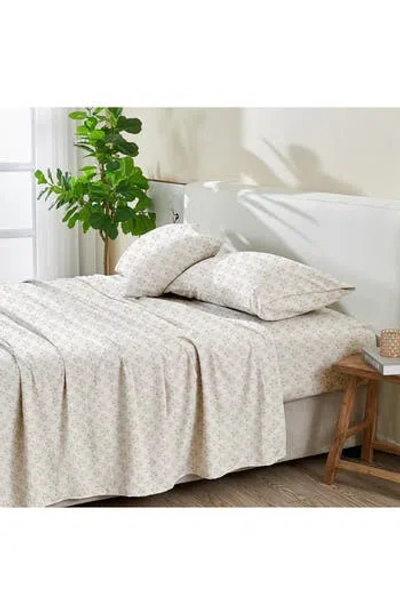 Patina Vie Maison Leiea Prewashed Microfiber Sheet Set In Neutral