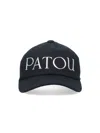 Patou 100% Cotton Statement Hat In Blue