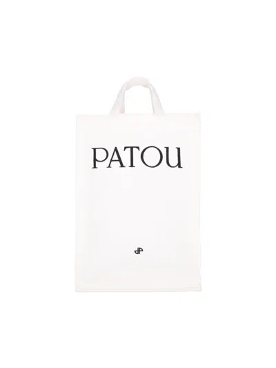 Patou 100% Organic Cotton Tote Bag In White