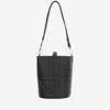 Patou Women's Leather Bucket Bag In Black