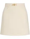 Patou A-line Mini Skirt In Neutrals