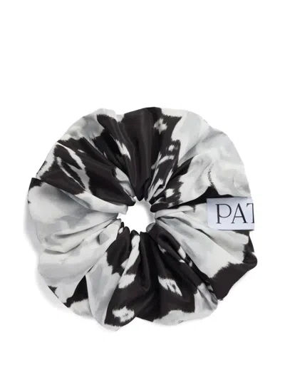 Patou Abstract Print Hair Accessories In White