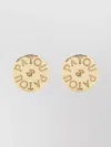 Patou Ancient Coin Circular Clip Earrings