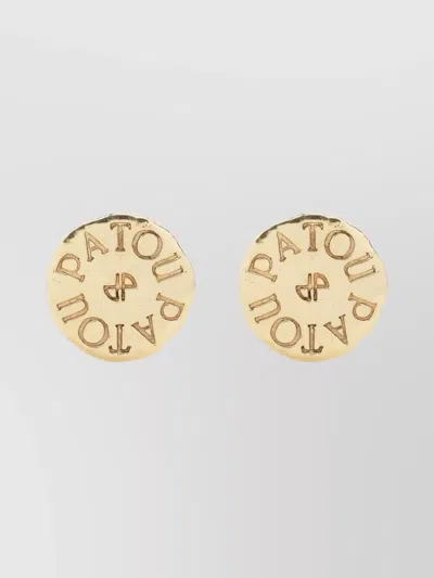 Patou Ancient Coin Circular Clip Earrings