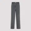 Patou Anthracite Cargo Cotton Trousers In Grey