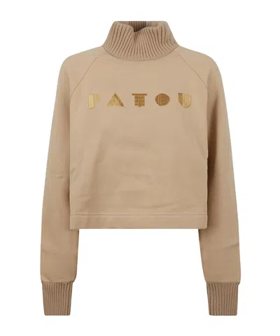 Patou Art Deco Sweatshirt In Brown