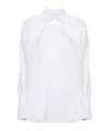 Patou Artist Cotton Blouse In White