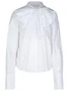 Patou Ascot White Cotton Blouse In White