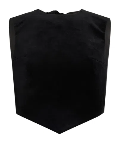 Patou Backless Tops In Black