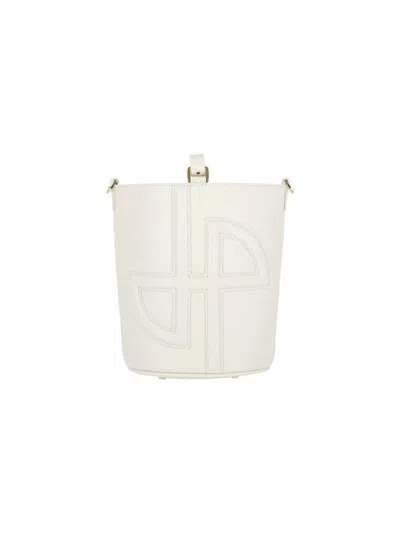 Patou "jp" Small Bucket Bag – White