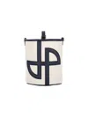 Patou Jp Bucket Bag Canvas Mm In White