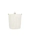 Patou Jp Small Bucket Bag In White