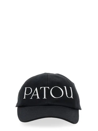 Patou Baseball Hat With Logo In Black