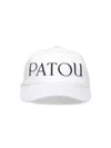 Patou Baseball Hat With Logo In White