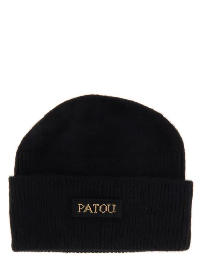 PATOU BEANIE HAT WITH LOGO