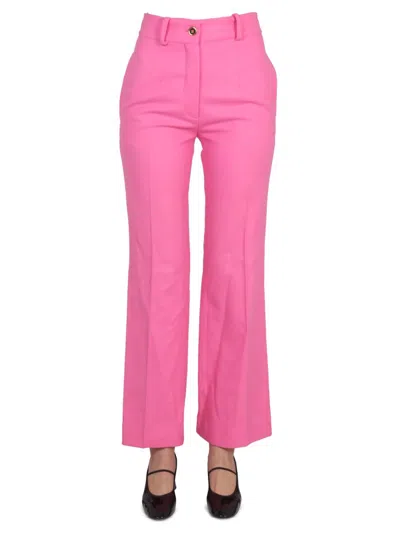 Patou Bell Bottoms In Pink