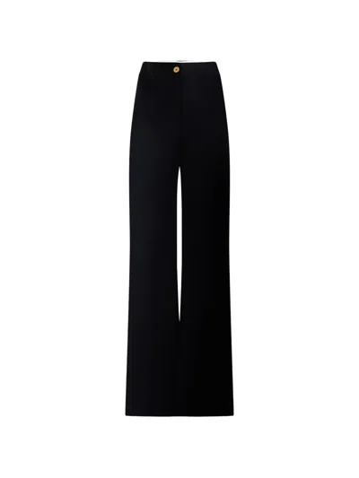Patou Belt-loops Trousers In Black