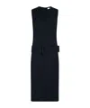 Patou Belted Midi Dress In Black