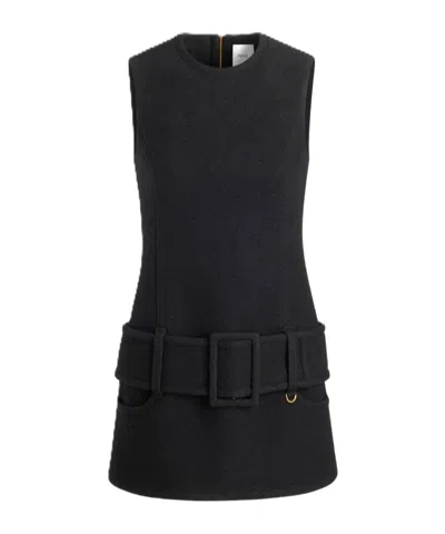 PATOU BELTED MINI DRESS