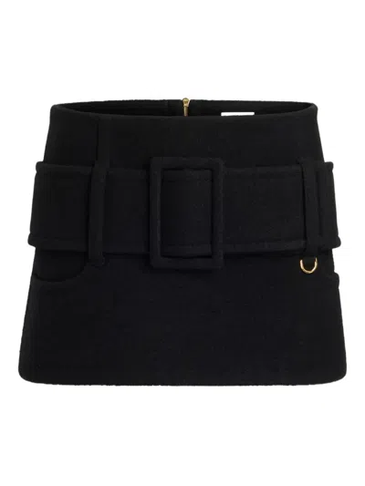 PATOU PATOU BELTED MINI SKIRT