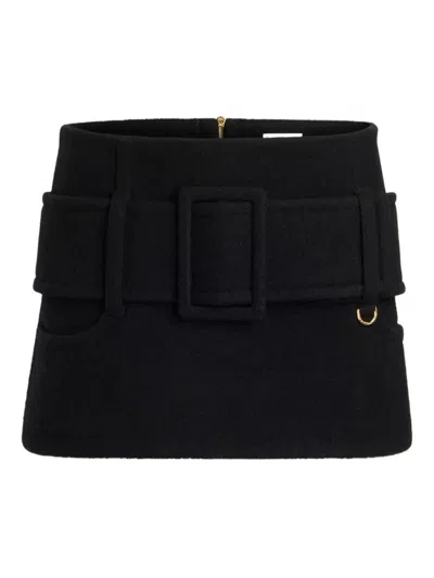 PATOU PATOU BELTED MINI SKIRT CLOTHING