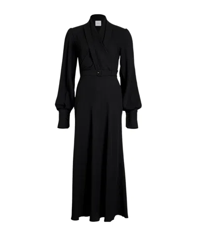 PATOU PATOU BELTED WRAP DRESS