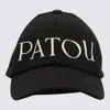 Patou Black And White Cotton Baseball Cap In 999b