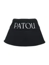 Patou Black Canvas Hat In Black