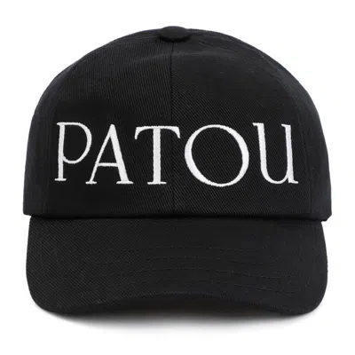 Patou Logo-embroidered Baseball Cap In Black