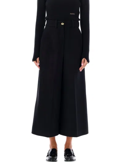 PATOU PATOU BLACK COULOTTE PANTS