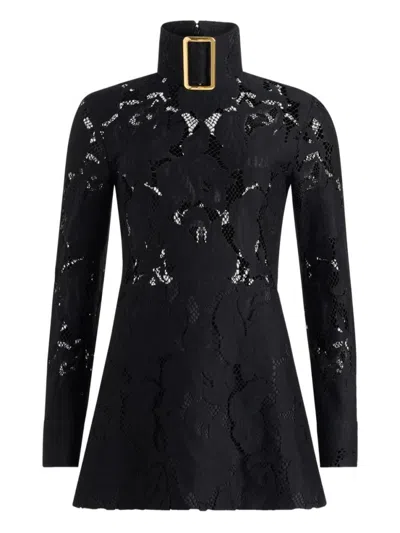 PATOU BLACK LACE DRESS