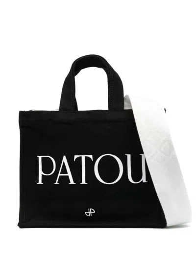 Patou Small Bag With Logo In Black