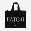 Patou Logo Mini Tote In Black