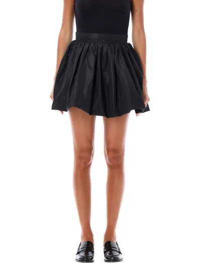 Patou Black Bubble Mini Skirt