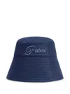 Patou Logo Embroidered Bucket Hat In Blue