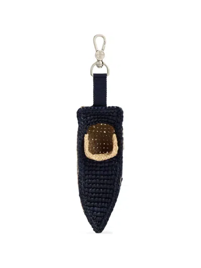 Patou Boat-charm Keyring In Blue