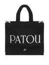 Patou Logo Tote In Black