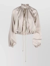 PATOU BOMBER JACKET WITH LONG PUFF SLEEVES