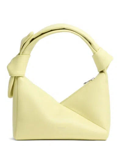 Patou Bonbonnette Knot-detail Shoulder Bag In Yellow