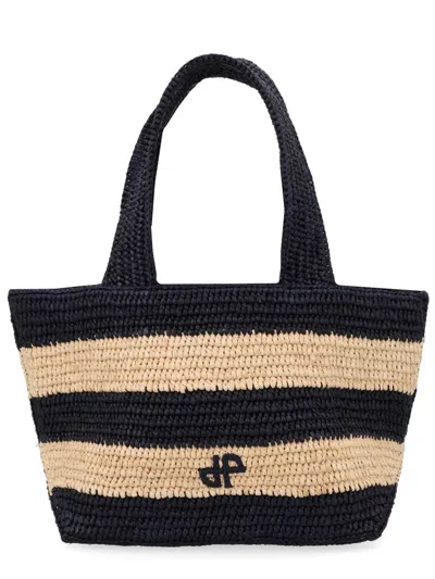 Patou Borsa Tote A Trapezio Pm In Brown