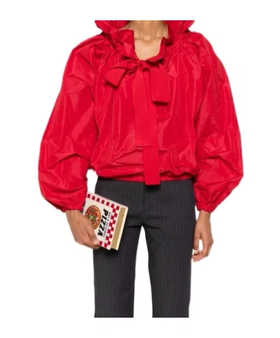 PATOU BOW DETAIL BLOUSE
