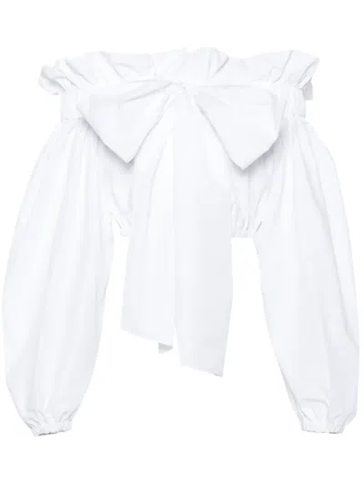 Patou Bustier Top In White