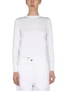 Patou Bow Jersey In White