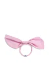 Patou Bow Scrunchie In Pink