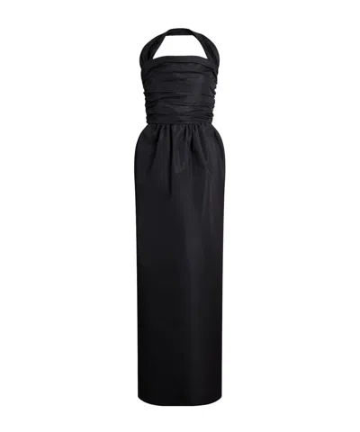 Patou Bow-detail Black Dress