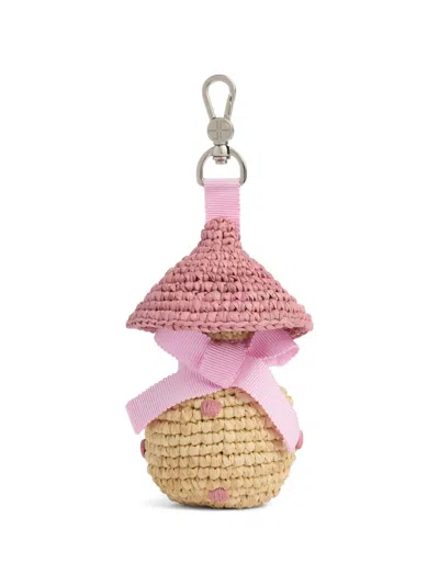 Patou Bow-detail Doll Charm In Multi