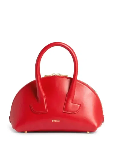 Patou Bowling Tote Bag In Red